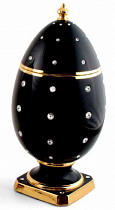 Сувенир-шкатулка яйцо Emozioni (черный)