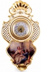 Часы настенные Baroque (кремовый)