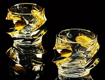 Набор из 2-х хрустальных стаканов для виски Pocker
