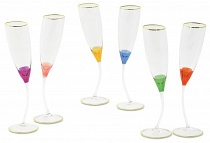 Набор хрустальных бокалов для шампанского Inigma