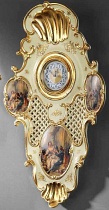 Часы настенные Baroque (кремовый)