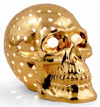 Лампа череп Pistoletto (золото)