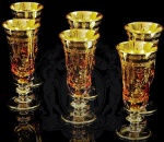Набор из 6-ти бокалов для шампанского Dinastia Ambra