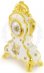 Часы настольные Fiori Gold (белый)
