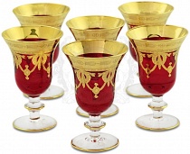 Набор из 6-ти бокалов для вина, воды Dinastia Rosso