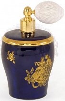 Баночка для парфюма с помпой Amante Blu (синий)
