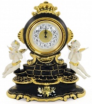 Часы настольные с ангелочками Amante BNB (черный)