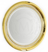 Зеркало круглое Dubai (белый)