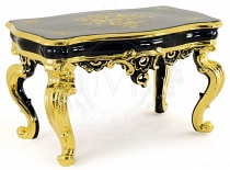Кофейный столик Fiori Gold (черный)
