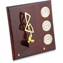 Плакетка Скрипичный ключ (часы, термометр, гигрометр)