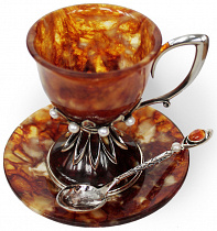 Чашка кофейная Императрица (бронза)
